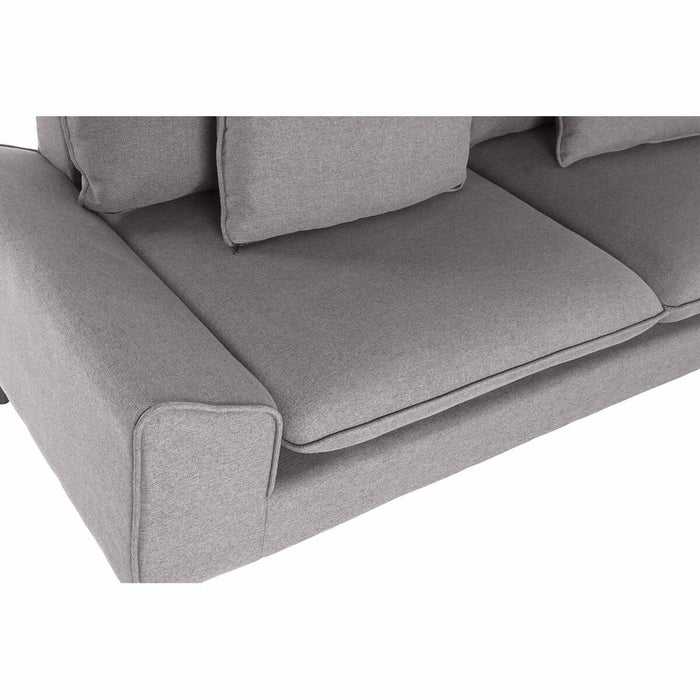 Canapea DKD Home Decor Gri Poliester Metal (200 x 84 x 84 cm)