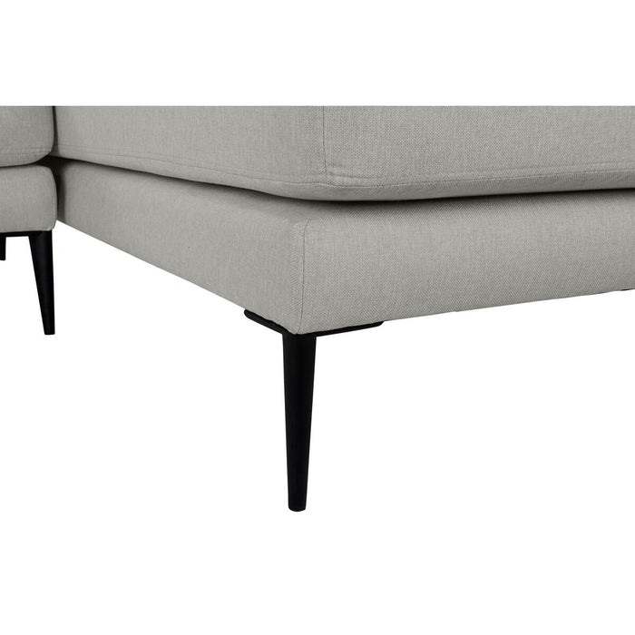 Canapea Șezlong DKD Home Decor Gri Poliester Metal (240 x 160 x 85 cm)