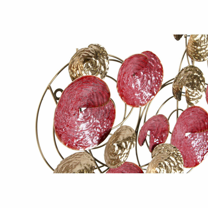 Decorațiune de Perete DKD Home Decor Metal Cercuri (90 x 7 x 43 cm)