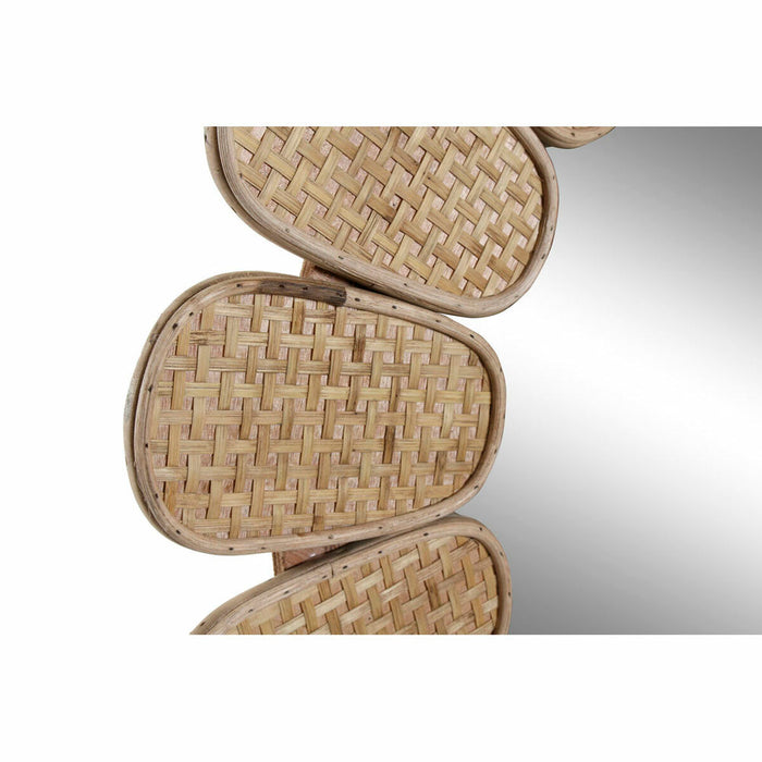 Oglindă de perete DKD Home Decor Ratan (80.5 x 2 x 80.5 cm)