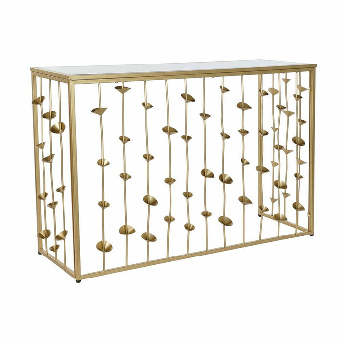 Consolă DKD Home Decor 120 x 43 x 81 cm Oglindă Auriu* Metal