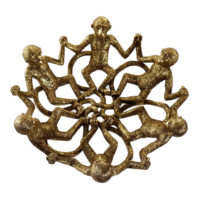 Decorațiune pentru Centrul Mesei DKD Home Decor 28,5 x 28,5 x 8,8 cm Rășină Colonial