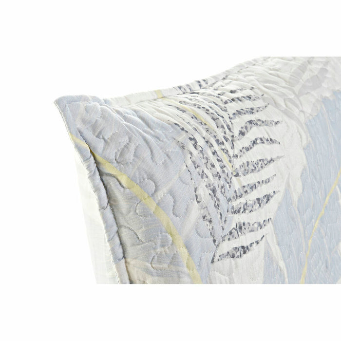 Pernă DKD Home Decor 8424001814602 Albastru Alb Dreptunghiular Pătrat Květiny 60 x 10 x 40 cm