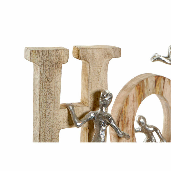 Figură Decorativă DKD Home Decor Argintiu Aluminiu Câine (59 x 8 x 24 cm)