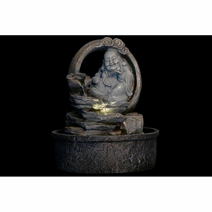 Fântână de Grădină DKD Home Decor 21 x 21 x 25 cm Buda Rășină Oriental (2 Unități)