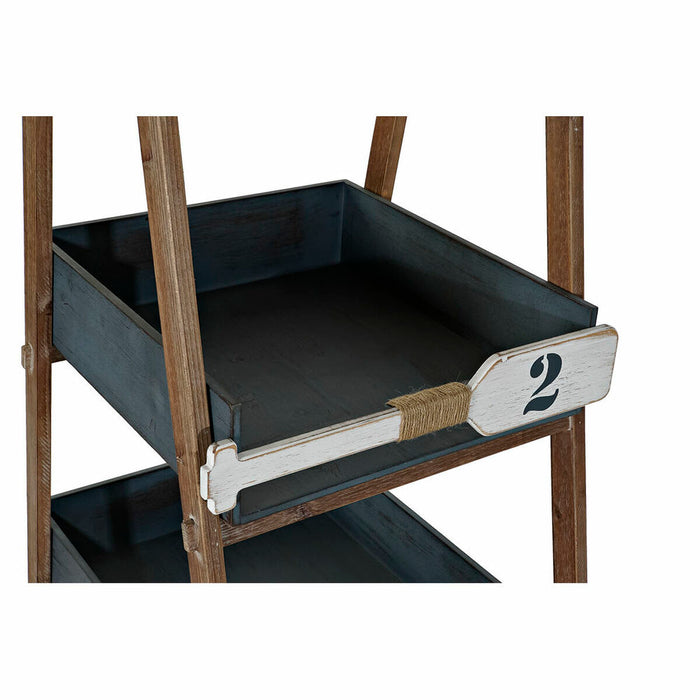 Raft DKD Home Decor S3021857 Brad Albastru Alb (51 x 70 x 160 cm)