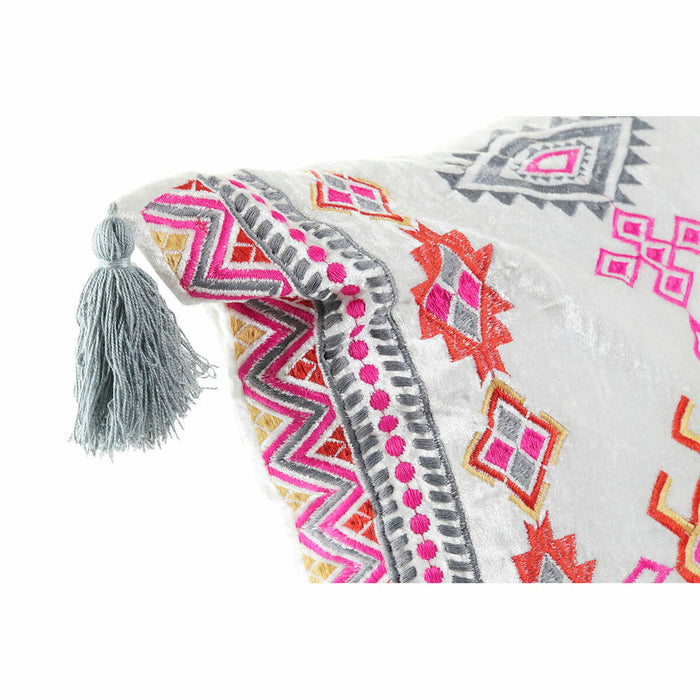 Pernă DKD Home Decor 8424001817528 Multicolor Arab 40 x 10 x 40 cm Franjuri (3 Piese)