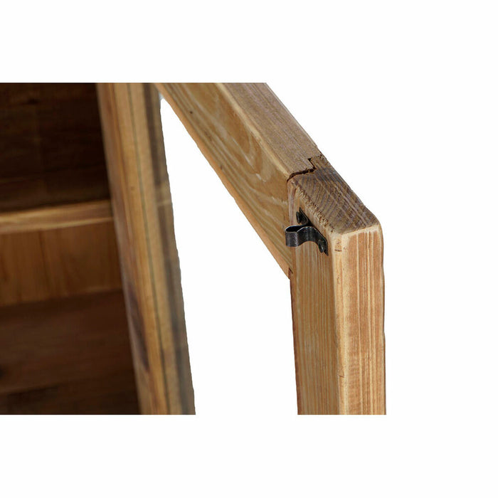 Servantă DKD Home Decor   Natural Lemn Geam Lemn Reciclat 160 x 48 x 85 cm