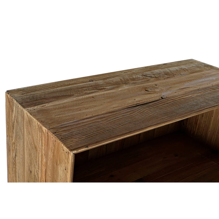 Raft DKD Home Decor Geam Natural Lemn Reciclat 4 Rafturi (90 x 40 x 160 cm)