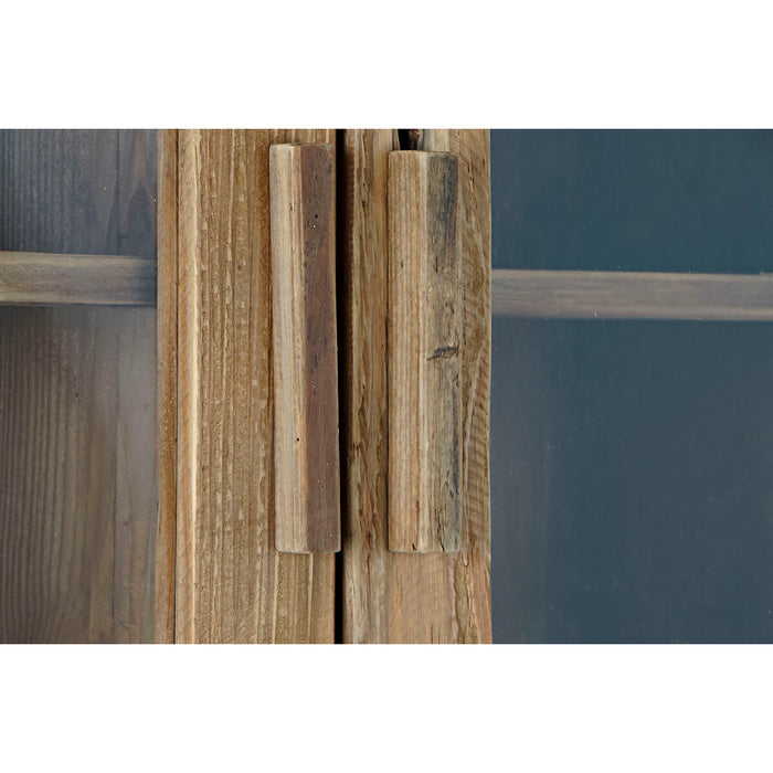 Raft DKD Home Decor Geam Natural Lemn Reciclat 4 Rafturi (90 x 40 x 160 cm)