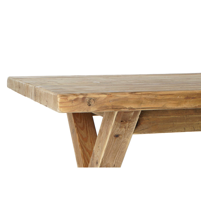 Masă de Sufragerie DKD Home Decor Natural Lemn Reciclat 220 x 100 x 76 cm