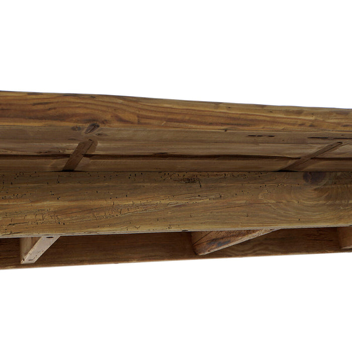 Masă de Sufragerie DKD Home Decor Natural Lemn Reciclat 220 x 100 x 76 cm
