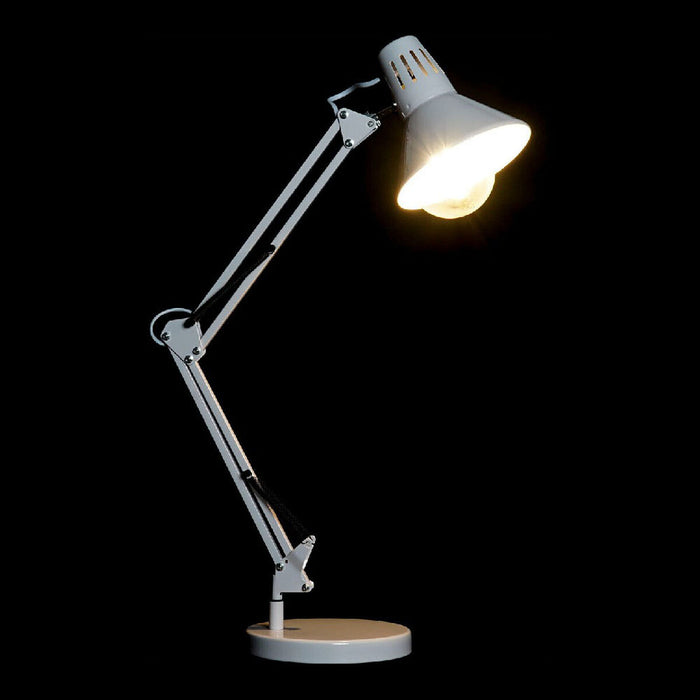Lampă de masă DKD Home Decor Alb Metal (22 x 39 x 69 cm)