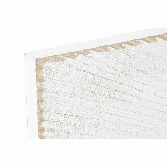 Tăblie de Pat DKD Home Decor 160 x 3,5 x 80 cm Auriu* Alb Lemn MDF