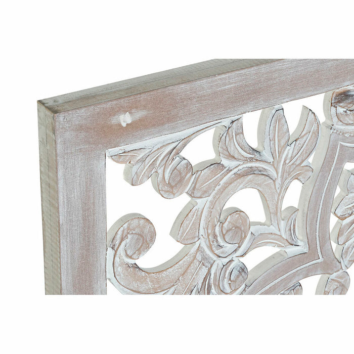 Tăblie de Pat DKD Home Decor 163 x 3,5 x 81 cm Alb Lemn MDF