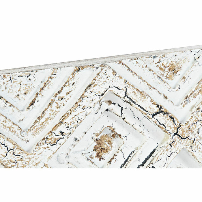 Tăblie de Pat DKD Home Decor 162 x 4 x 82 cm Alb Lemn MDF