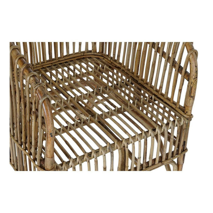 Scaun de Sufragerie DKD Home Decor Multicolor Natural 56 x 52 x 82 cm