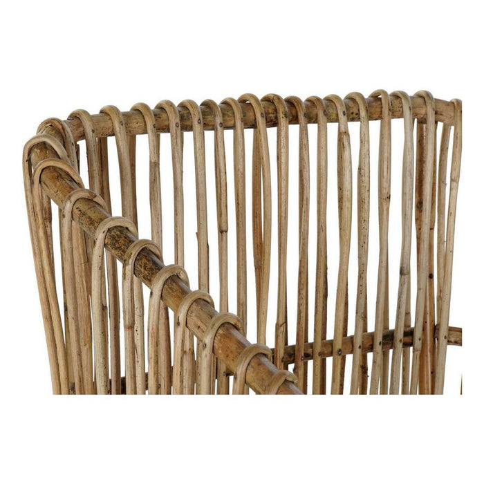 Scaun de Sufragerie DKD Home Decor Multicolor Natural 56 x 52 x 82 cm