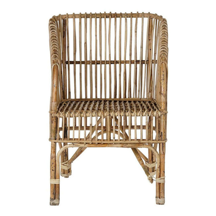 Scaun de Sufragerie DKD Home Decor Multicolor Natural 56 x 52 x 82 cm