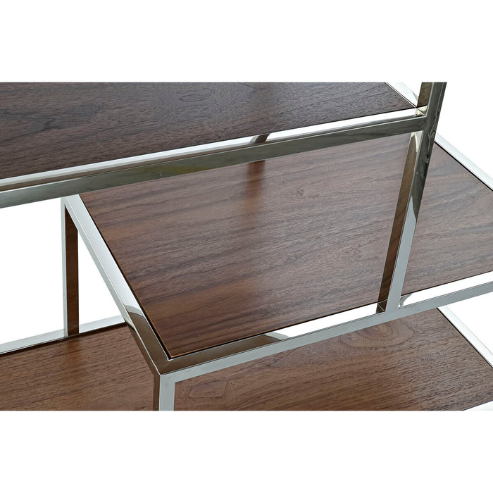Consolă DKD Home Decor 190 x 40 x 96 cm Argintiu Oțel Plastic Lemn MDF