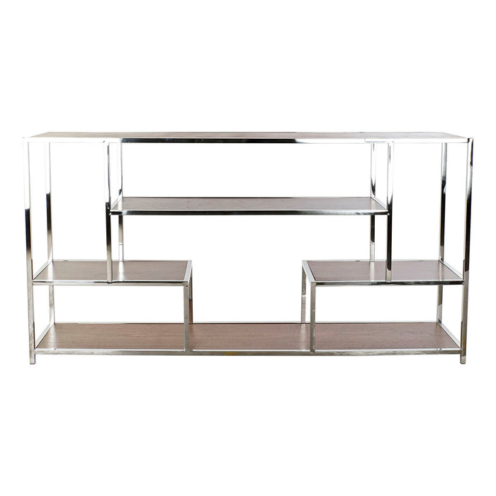 Consolă DKD Home Decor 190 x 40 x 96 cm Argintiu Oțel Plastic Lemn MDF