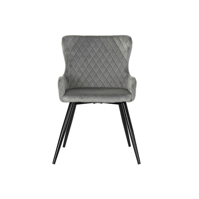 Scaun DKD Home Decor Negru Gri Multicolor 65 x 55 x 82 cm