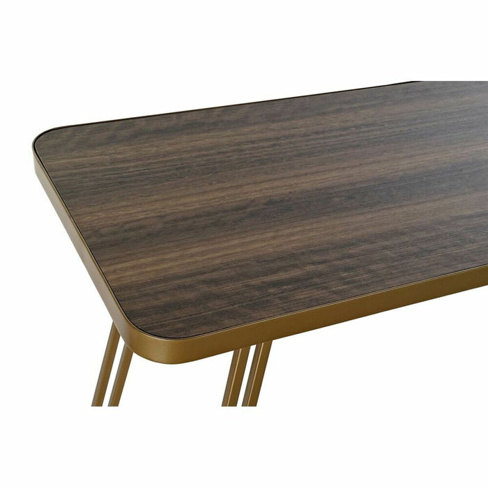 Consolă DKD Home Decor Auriu* Metal Lemn (120,5 x 40 x 80 cm)
