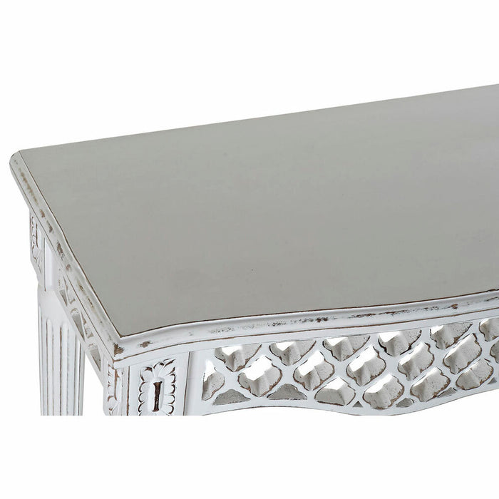 Consolă DKD Home Decor Alb Lemn de mango 108 x 38 x 77 cm