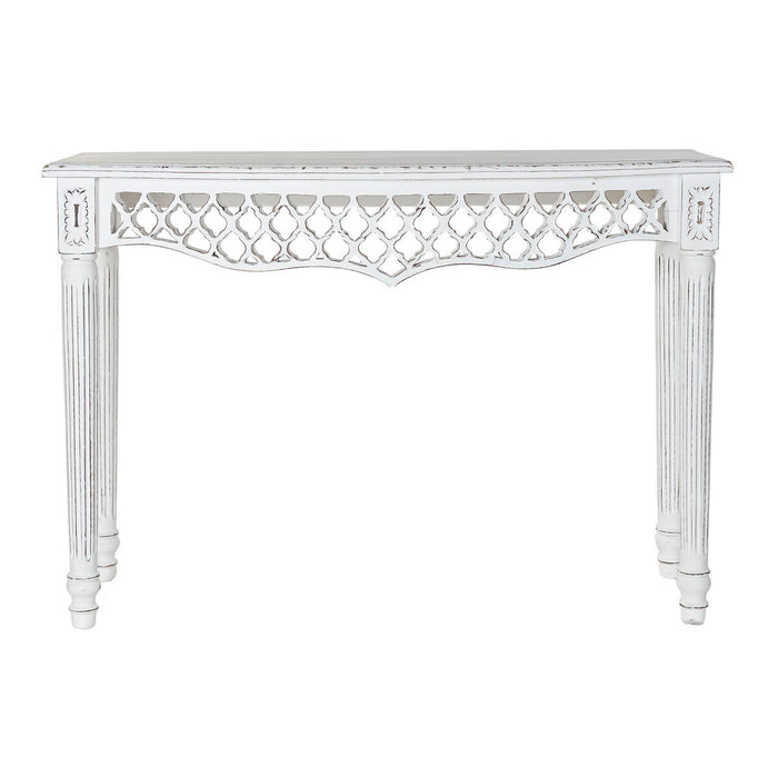 Consolă DKD Home Decor Alb Lemn de mango 108 x 38 x 77 cm