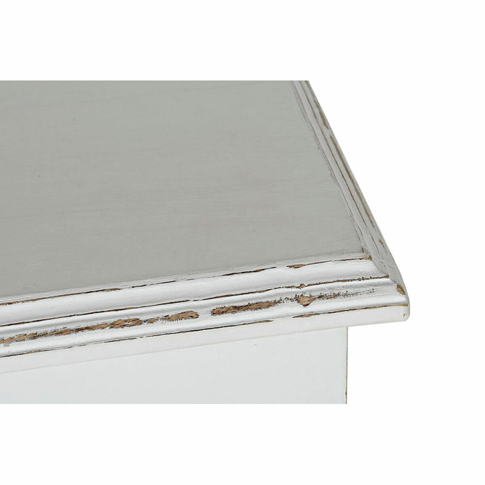Servantă DKD Home Decor   Alb Lemn de mango Oglindă 122 x 39 x 77 cm