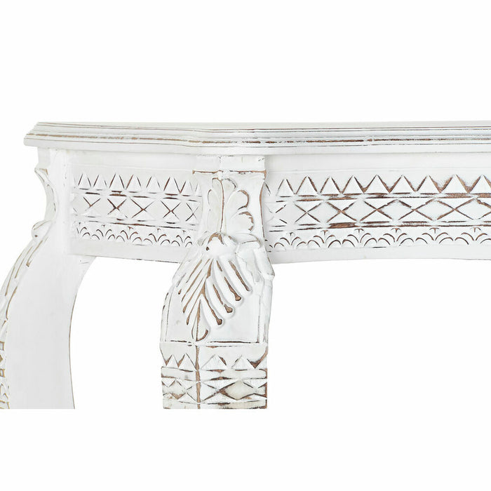 Consolă DKD Home Decor Lemn Alb Lemn de mango (106 x 39 x 77 cm)