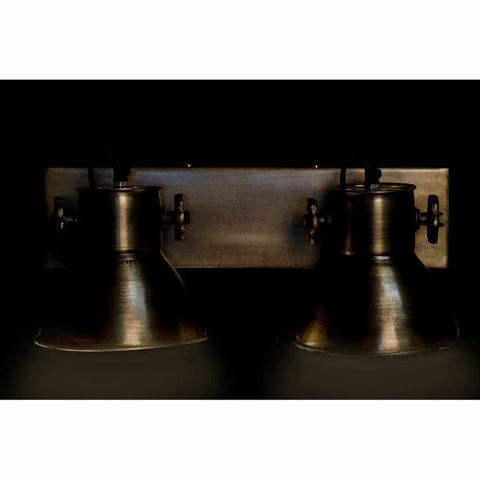 Lampă de Perete DKD Home Decor Auriu* Metal Fier 220 V 60 W (42 x 11 x 28 cm)