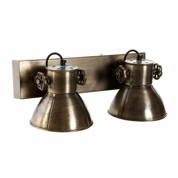 Lampă de Perete DKD Home Decor Auriu* Metal Fier 220 V 60 W (42 x 11 x 28 cm)