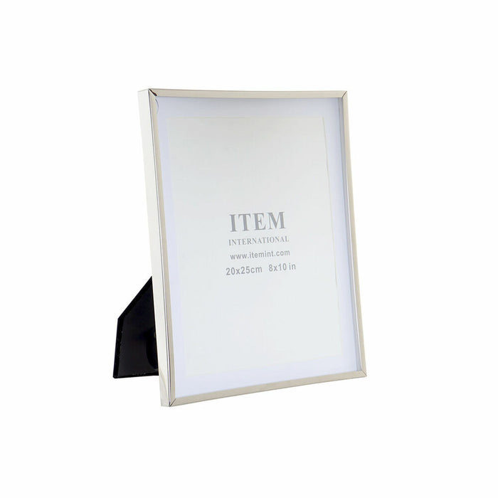 Ramă Foto DKD Home Decor Argintiu Metal Geam Plastic Tradiţional 25 x 2 x 30 cm