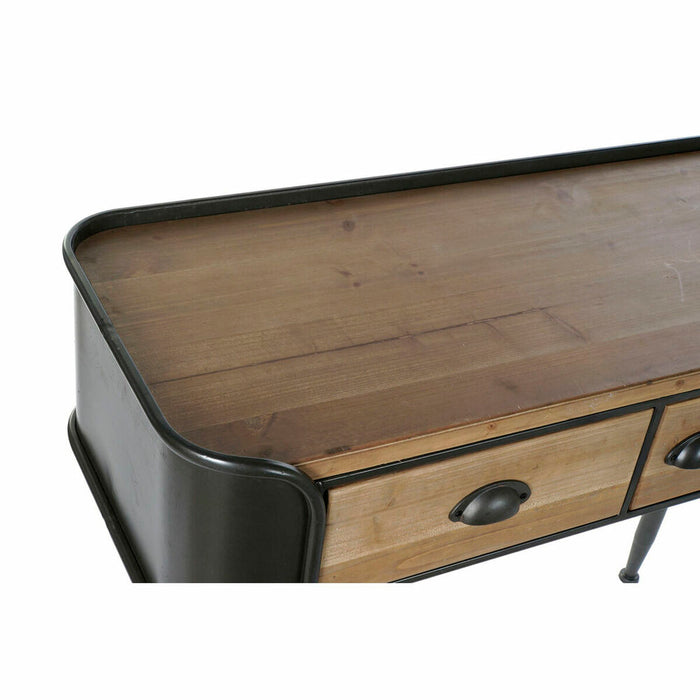 Consolă DKD Home Decor Gri Natural Metal Brad 103 x 38 x 82,5 cm