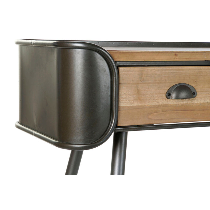 Consolă DKD Home Decor Gri Natural Metal Brad 103 x 38 x 82,5 cm
