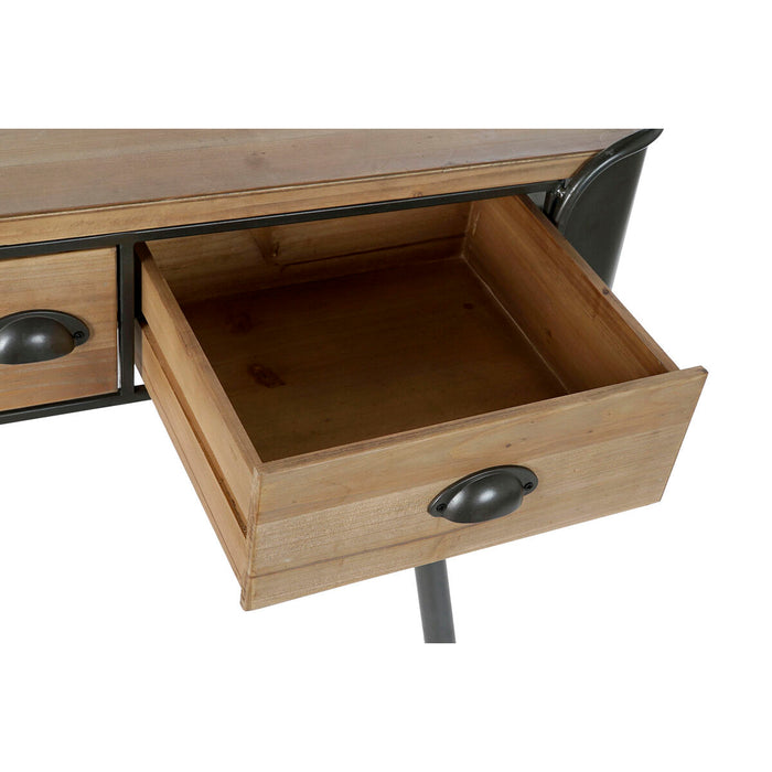 Consolă DKD Home Decor Gri Natural Metal Brad 103 x 38 x 82,5 cm