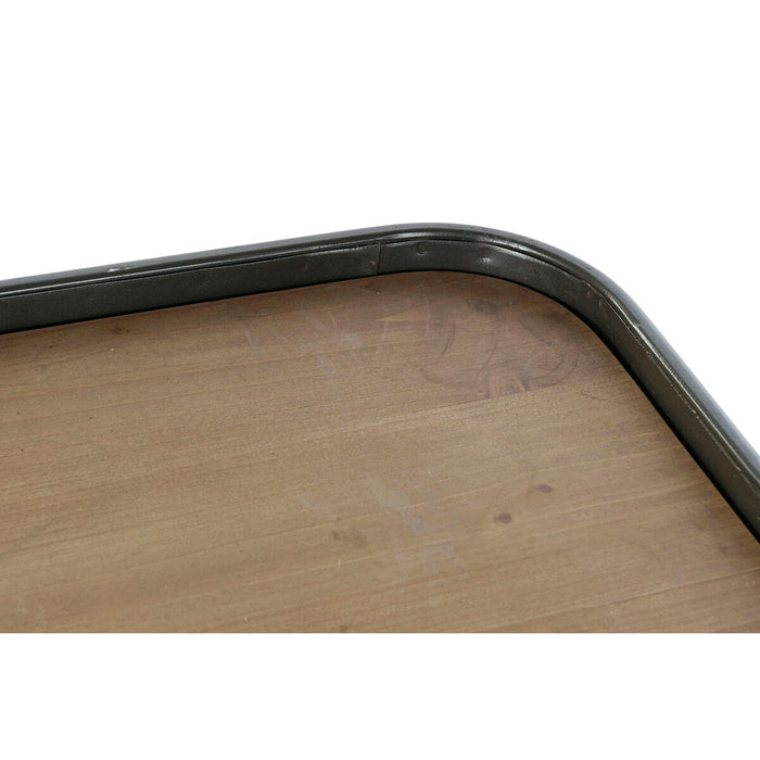 Consolă DKD Home Decor Gri Natural Metal Brad 103 x 38 x 82,5 cm