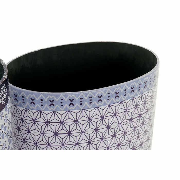 Set de găleată DKD Home Decor Albastru Lemn (31,5 x 23 x 35,3 cm)