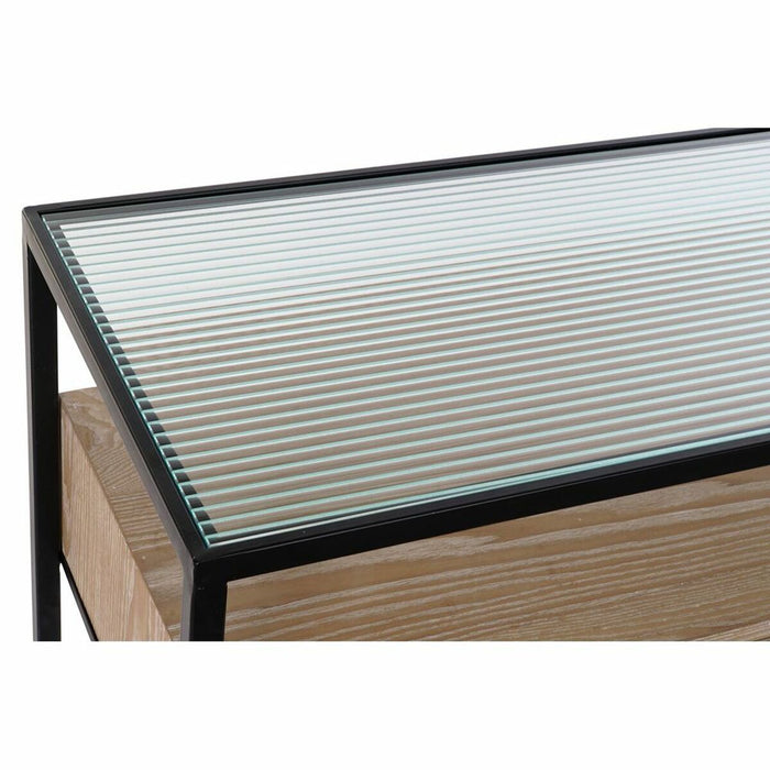 Consolă DKD Home Decor Negru Lemn Metal (100 x 38 x 80 cm)