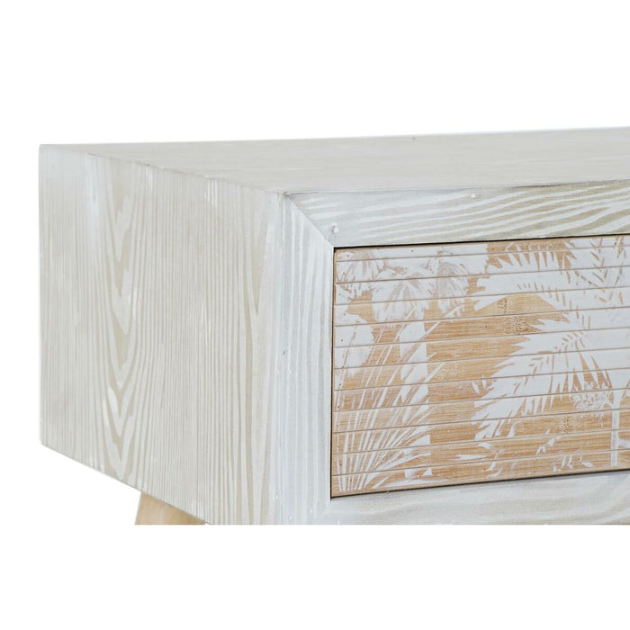 Noptieră DKD Home Decor Lemn Bambus (48 x 35 x 51 cm)