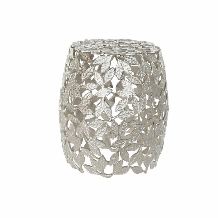 Masa laterală DKD Home Decor Aluminiu Frunze (40 x 40 x 45 cm)
