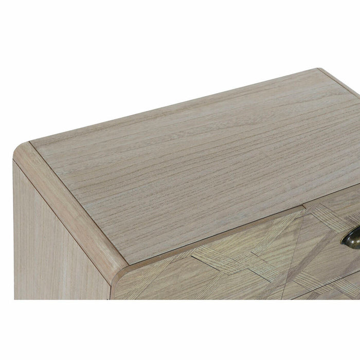 Dulap cu Sertare DKD Home Decor Natural Negru MDF (60 x 30 x 56 cm)