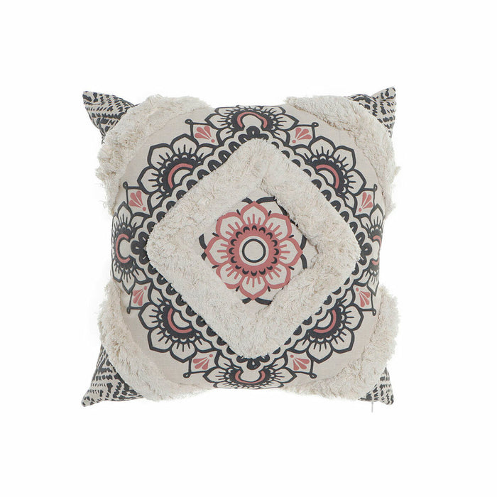 Pernă DKD Home Decor 8424001833795 Alb Negru Pătrat Colonial 45 x 10 x 45 cm