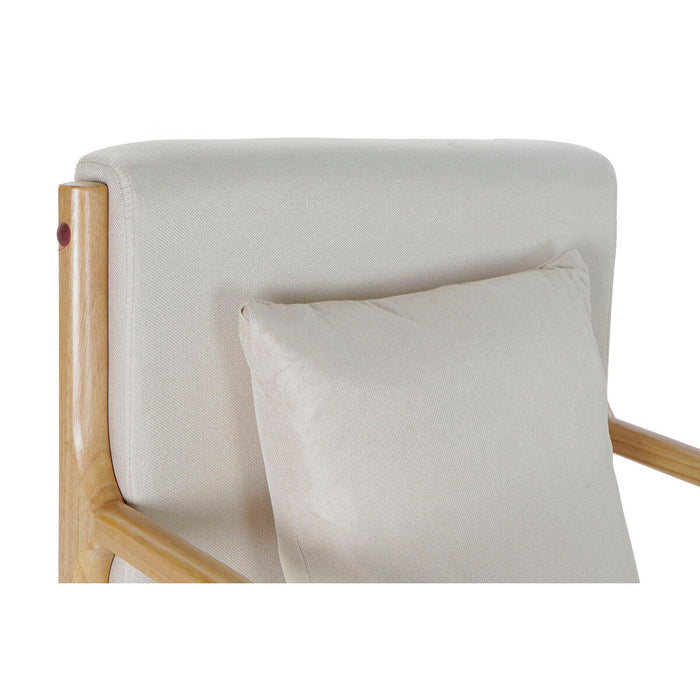 Fotoliu DKD Home Decor 65 x 77 x 73 cm Bej Lemn MDF