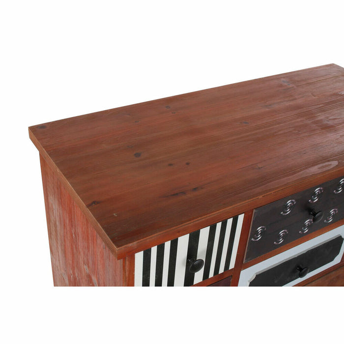 Dulap cu Sertare DKD Home Decor Maro Multicolor Lemn Lemn MDF Modern 90 x 40 x 104 cm