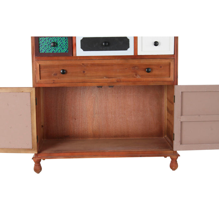 Dulap cu Sertare DKD Home Decor Maro Multicolor Lemn Lemn MDF Modern 90 x 40 x 104 cm