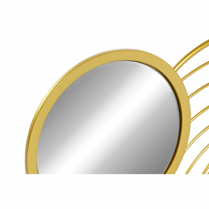 Oglindă de perete DKD Home Decor Oglindă Auriu* Metal (87 x 3 x 54 cm)