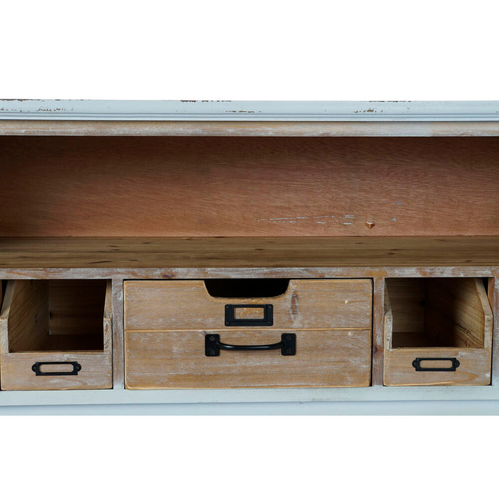 Mobilă TV DKD Home Decor Gri Metal Lemn MDF Natural 30 x 40 cm 115 x 40 x 51 cm