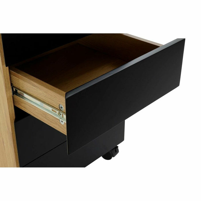 Dulap cu Sertare DKD Home Decor Negru Lemn Maro MDF (45 x 40 x 62 cm)